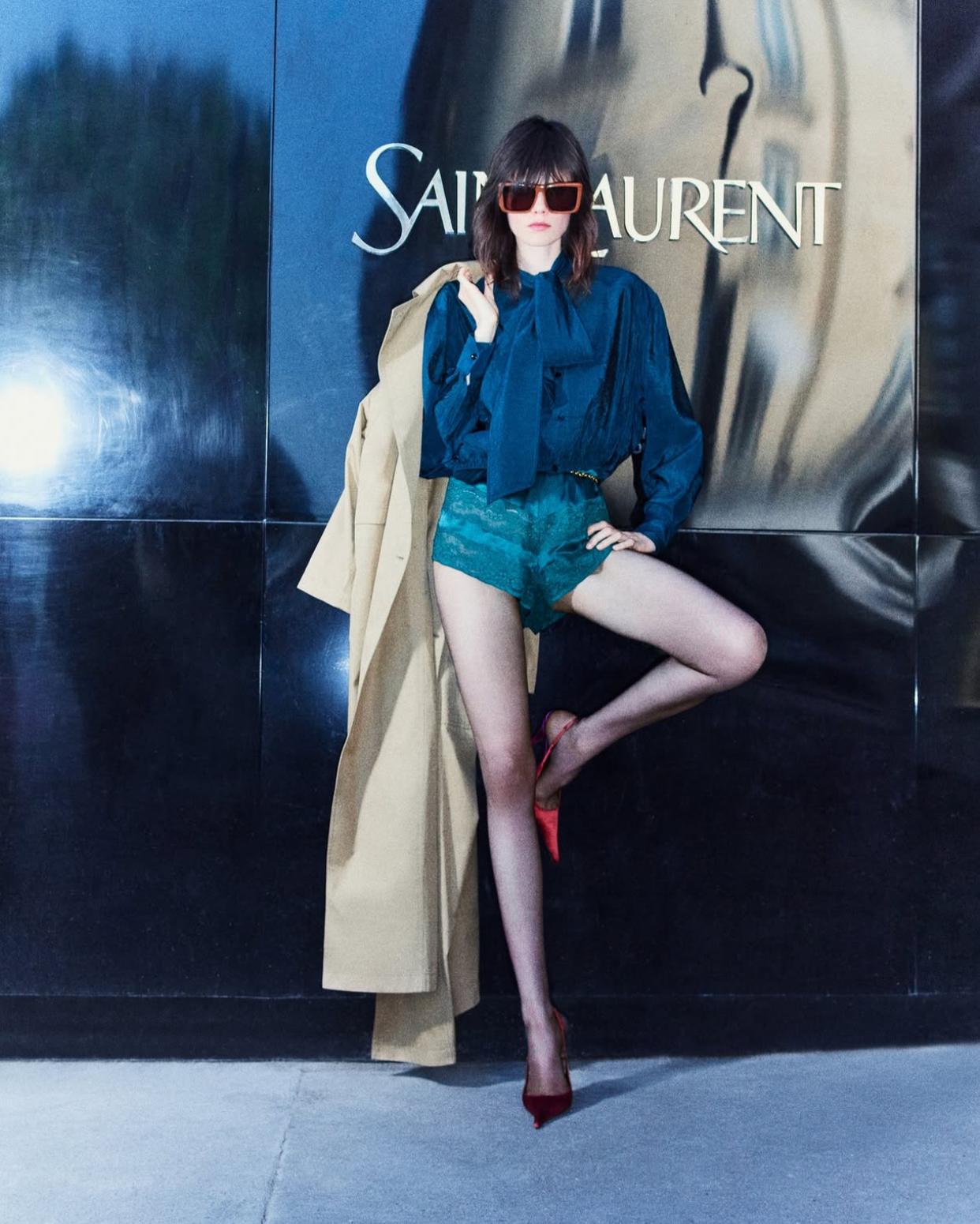 Photo : © Saint Laurent · Visuel officiel · Instagram @ysl · Sélection éditoriale Gloss City