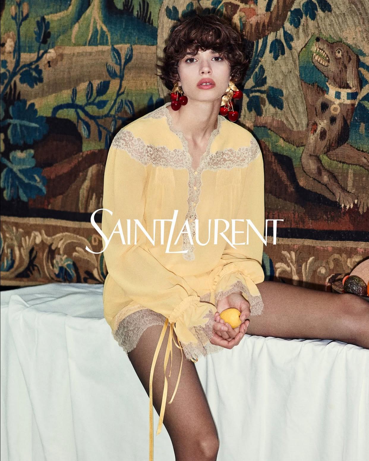 Photo : © Saint Laurent · Visuel officiel · Instagram @ysl · Sélection éditoriale Gloss City