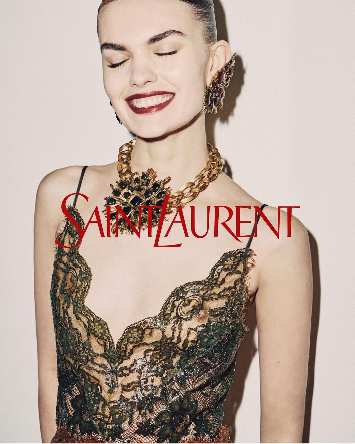 Photo : © Saint Laurent · Visuel officiel · Instagram @ysl · Sélection éditoriale Gloss City